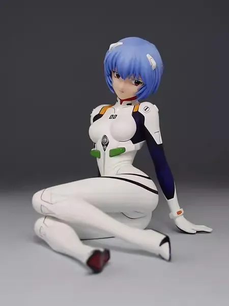 Anime Uncolored Resin Figure Kit 1/8 Ayanami Rei Asuka Langley Soryu EVA Unpainted Garage Resin Kit Model GK toys Gift