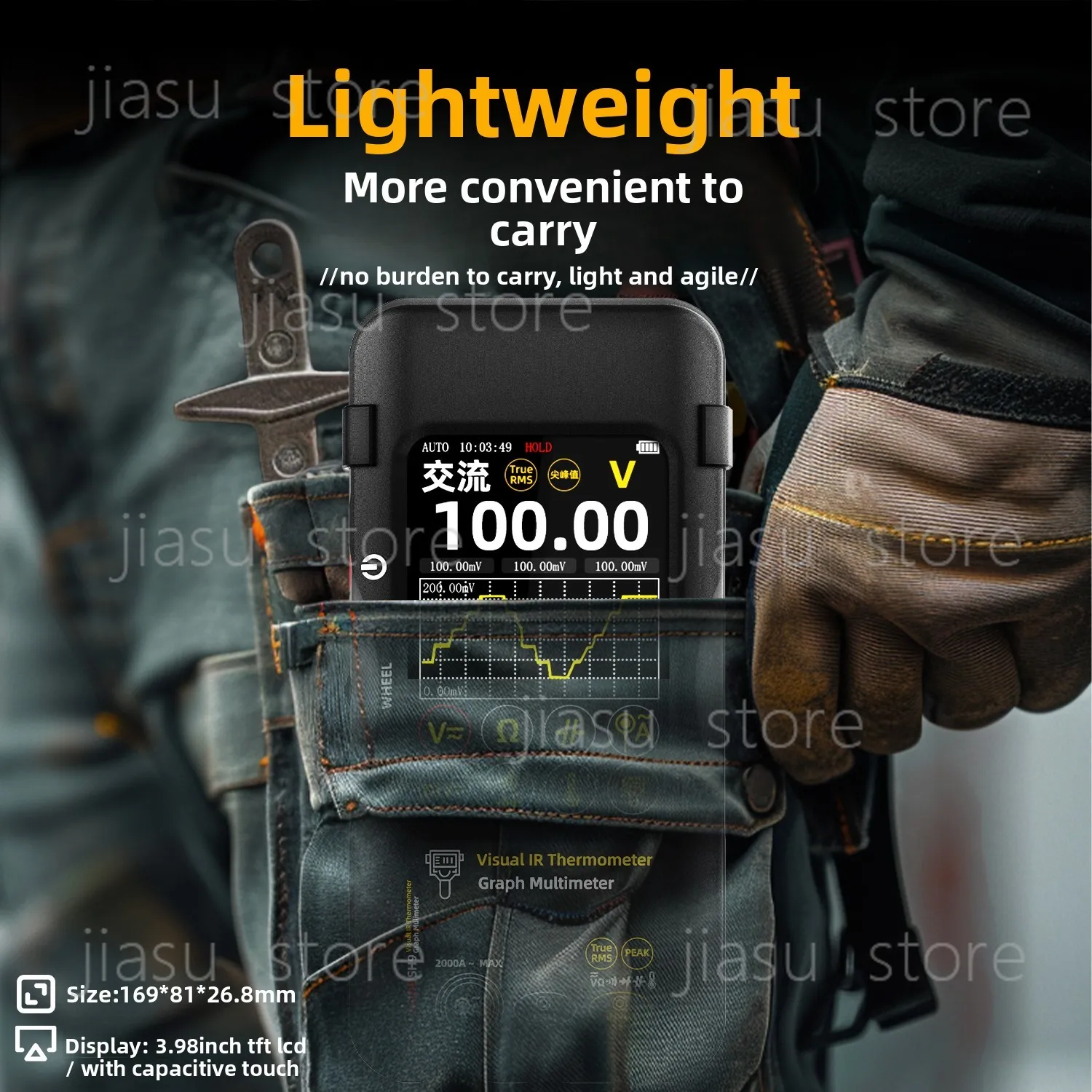 SH9 Thermal Imaging Multimeter High Precision Industrial Temperature Leak Tester
