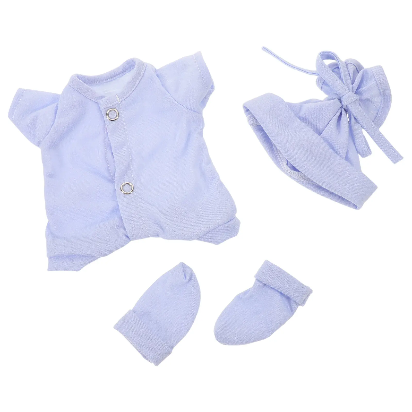 

1Set 10 Inch Change Clothes Cozy Winter Outfit Baby Clothing Set for Pretend Play Christmas Birthday Role Playing