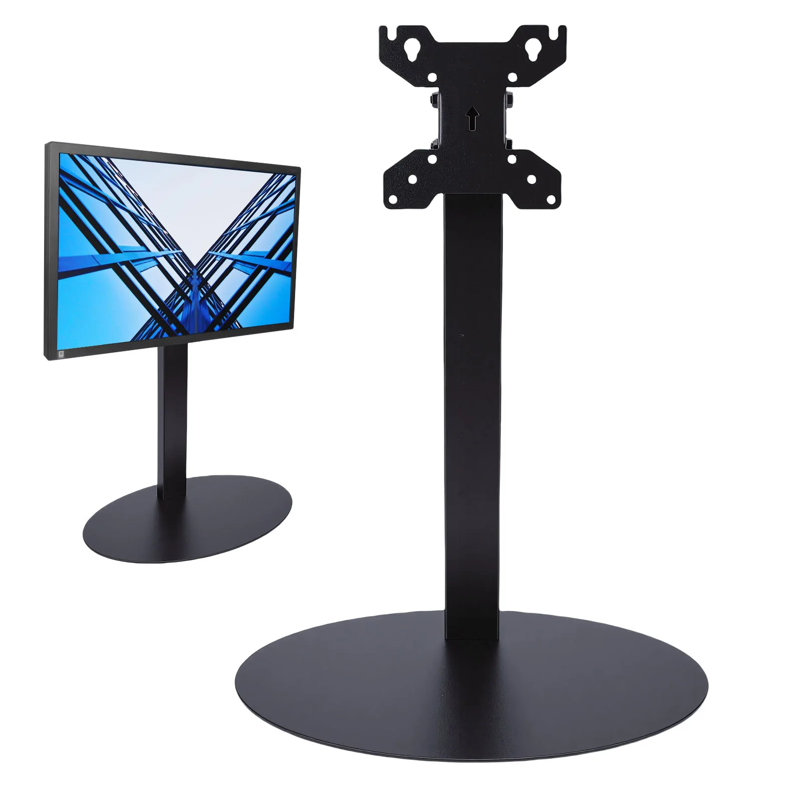 Single Computer Display Freestanding Desk Stand Mount Riser for 14 Inch to 34 Inch Screen with Adjustable Tilt Rotation Angle