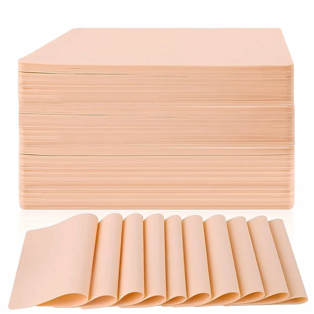 1/3/5/10/20PCS Tattoo Practice Skin Blank Fake Tattoo Skin Synthetic Leather for Permanent Makeup Tattoo Beginner Exercise Tool