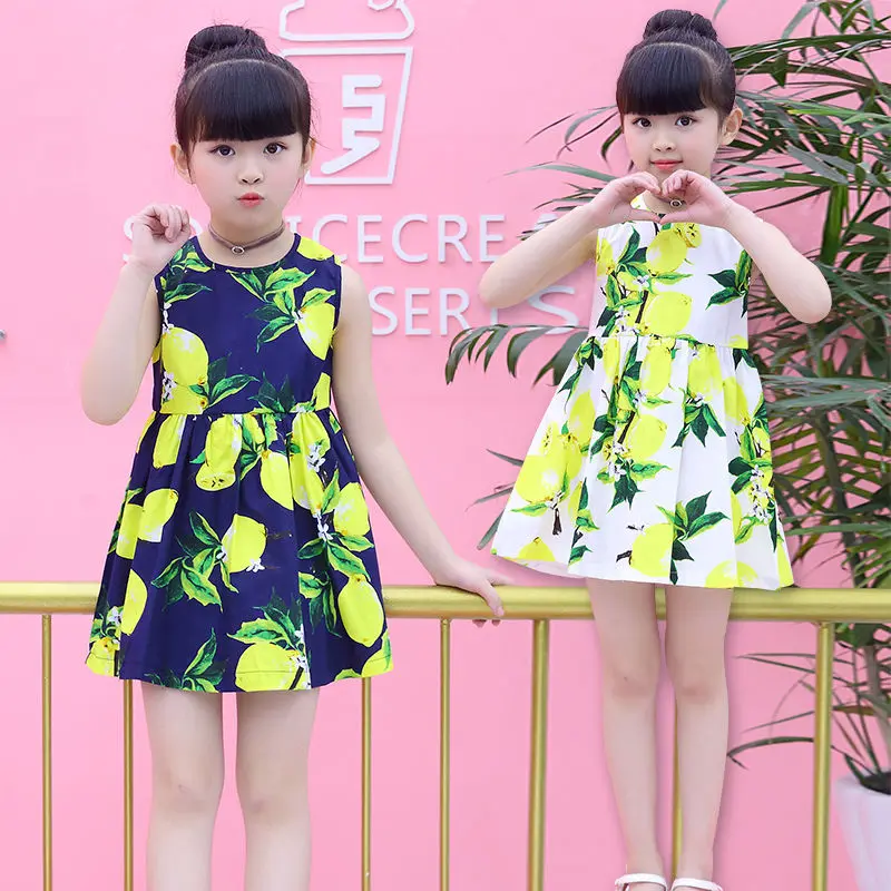 Girls Dress Summer 2023 Elegant New Children's Casual Off Shoulder Chiffon Princess Girls Dresses for School for Teenage Girls