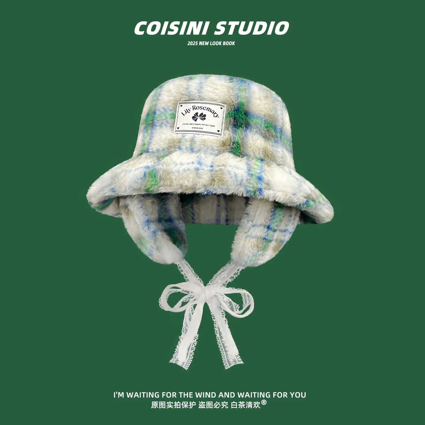 الخريف والشتاء جديد أفخم منقوشة سدادات حماية الأذن صياد قبعة للنساء الدافئة سميكة فروي قبعة بحافة فو الفراء حوض قبعة