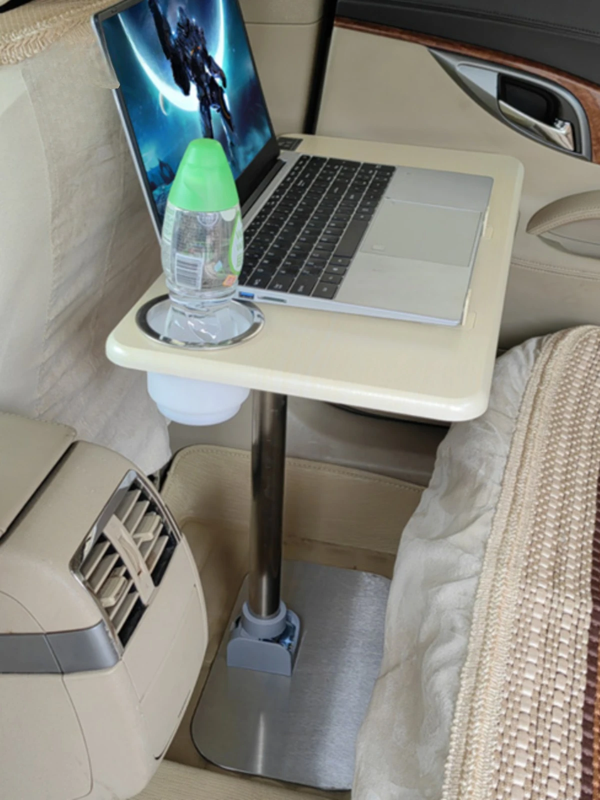 Car small dining table, writing desk, back seat, car small table, outdoor RV folding table