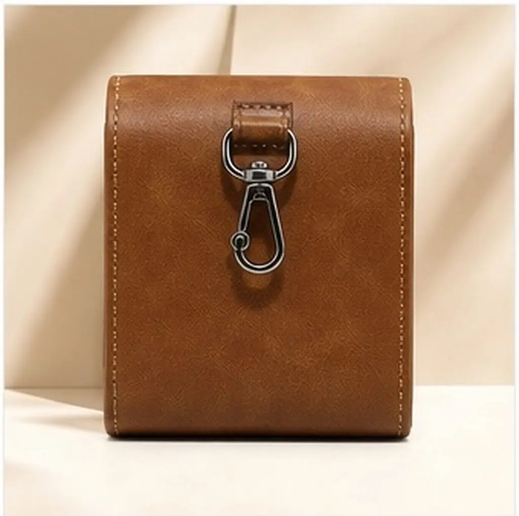 Instant Camera Film Holder Case PU Photo Paper Storage Bag for Square Camera Travel Camping