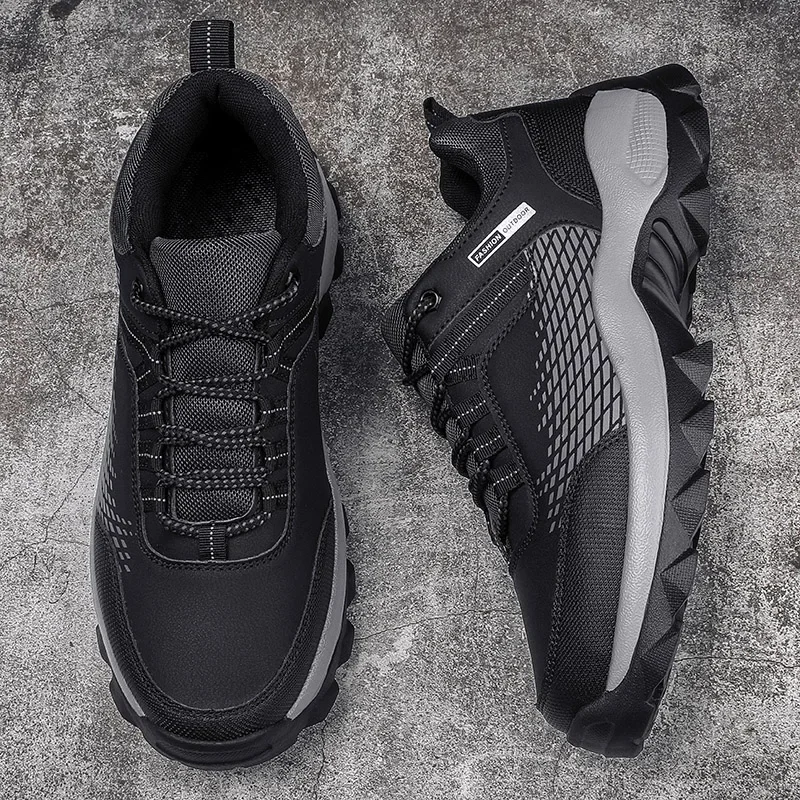 Men Sneakers Lightweight Outdoor Hiking Shoes Waterproof Comfortable Tenis Masculino Outdoor Fashion Male Casual Walking Shoes
