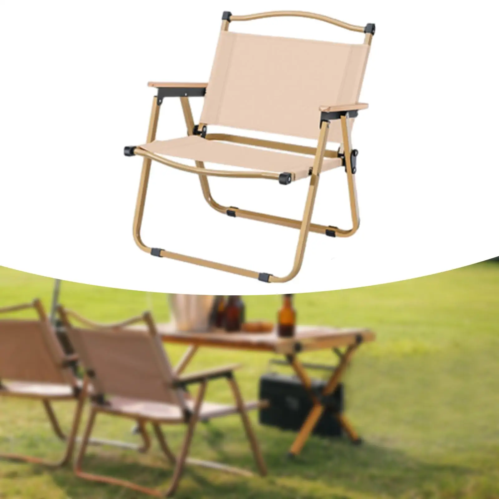 

Camping Chair Outdoor Furniture Compact Oxford Cloth Sand Chair Camping Seat for