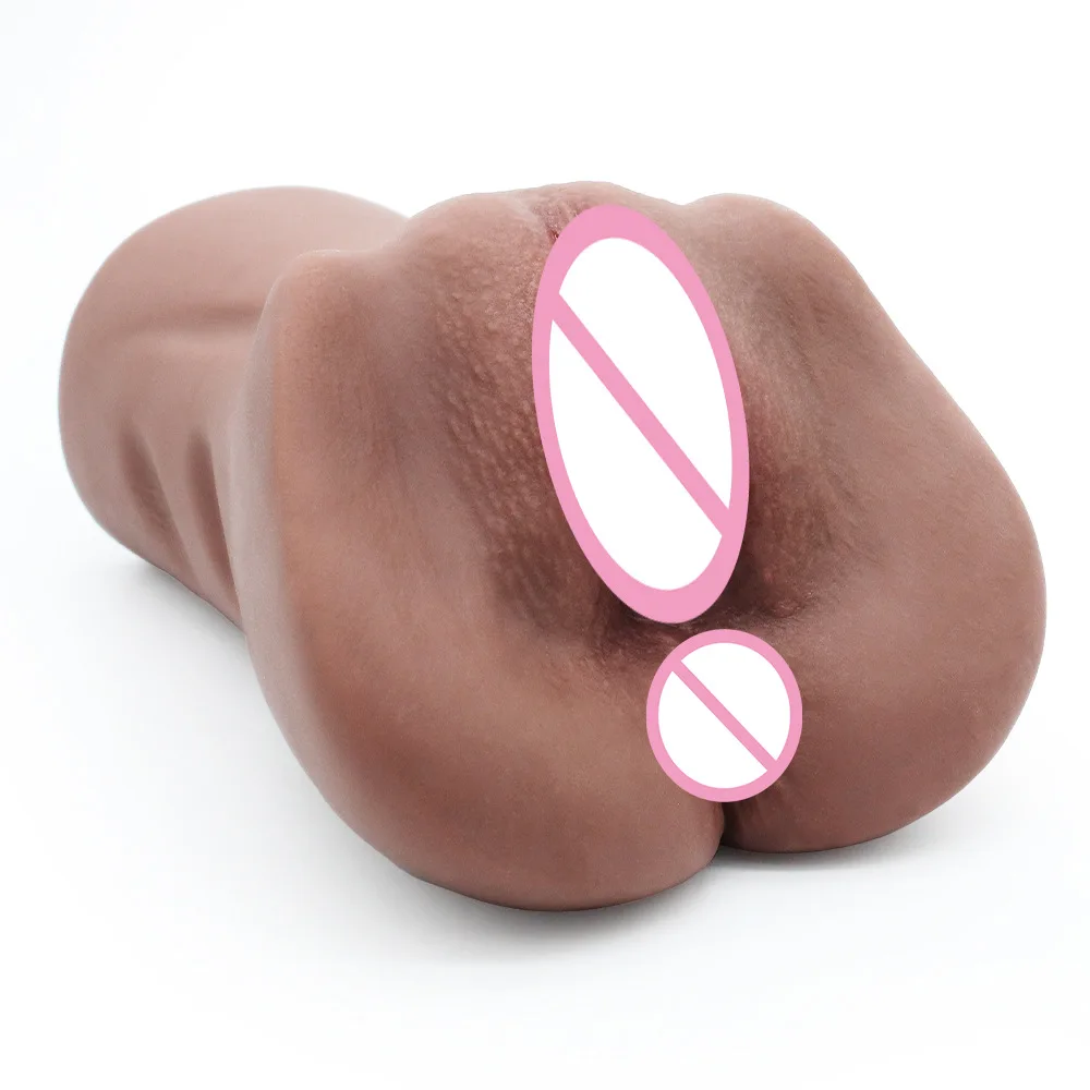 18 Realistic Male Masturbator Pocket Puzzy Sex Doll Soft Texture Dual-Channel Tight Artificial Vagina And Anal Pockets Adult Toy