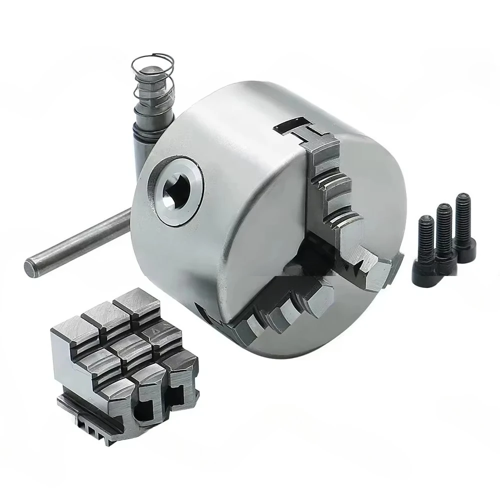 3-Jaw Lathe Chuck Diameter 200mm Self-centering Lathe Chuck Multi-clamping Range for Lathe Processing K11-250