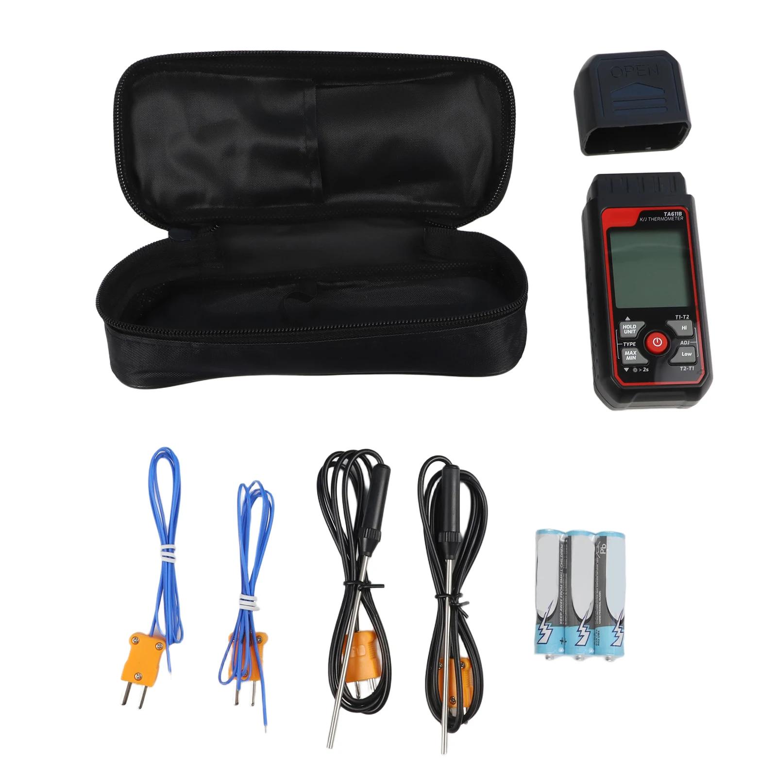 Accurate Temperature Measurement Digital Thermometer Dual Channel Digital Thermometer Analyzer K-type Thermocouple