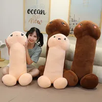 Giant Penis Plush Body Pillow Cute Funny Dick Stuffed Cushion Simulation Penis Soft Decorative Body Pillow Adult Back Cushion