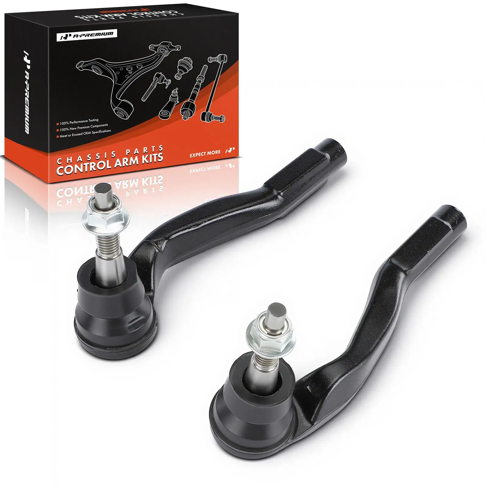 A-Premium 2x Front Left & Right Outer Tie Rod End for Chevrolet Malibu 2016-2023 Buick LaCrosse 2017-2019 Regal TourX 2018-2020