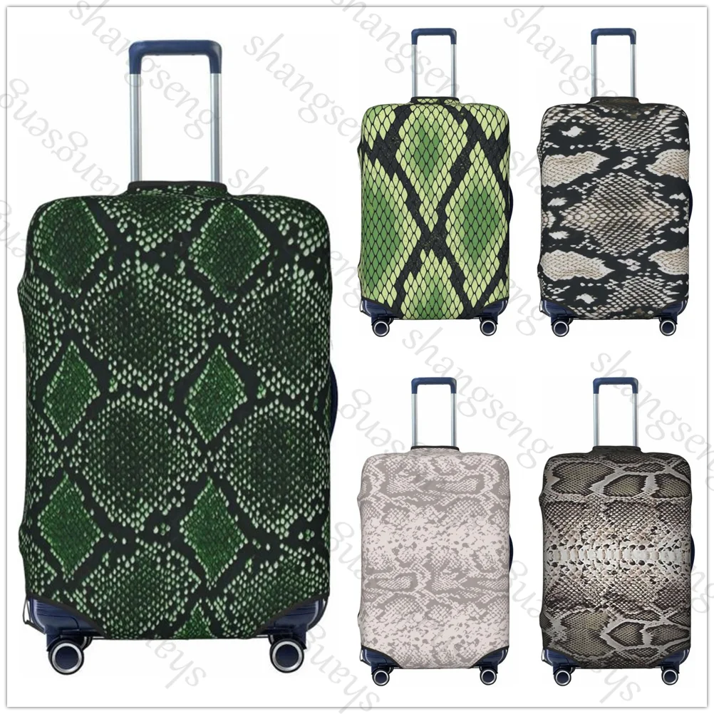 Snake skin crocodile skin Thicken Luggage Cover Elasticity Trolley dust cover Suitcase Protection Cover 18-32 in Suitcase Case