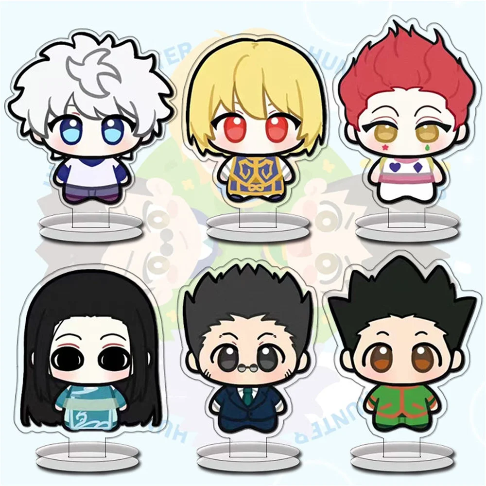 10CM Charm Anime Hunter Boy Acrylic Stand Model Cosplay Characters Ornament Accessories Goods Collection Gifts