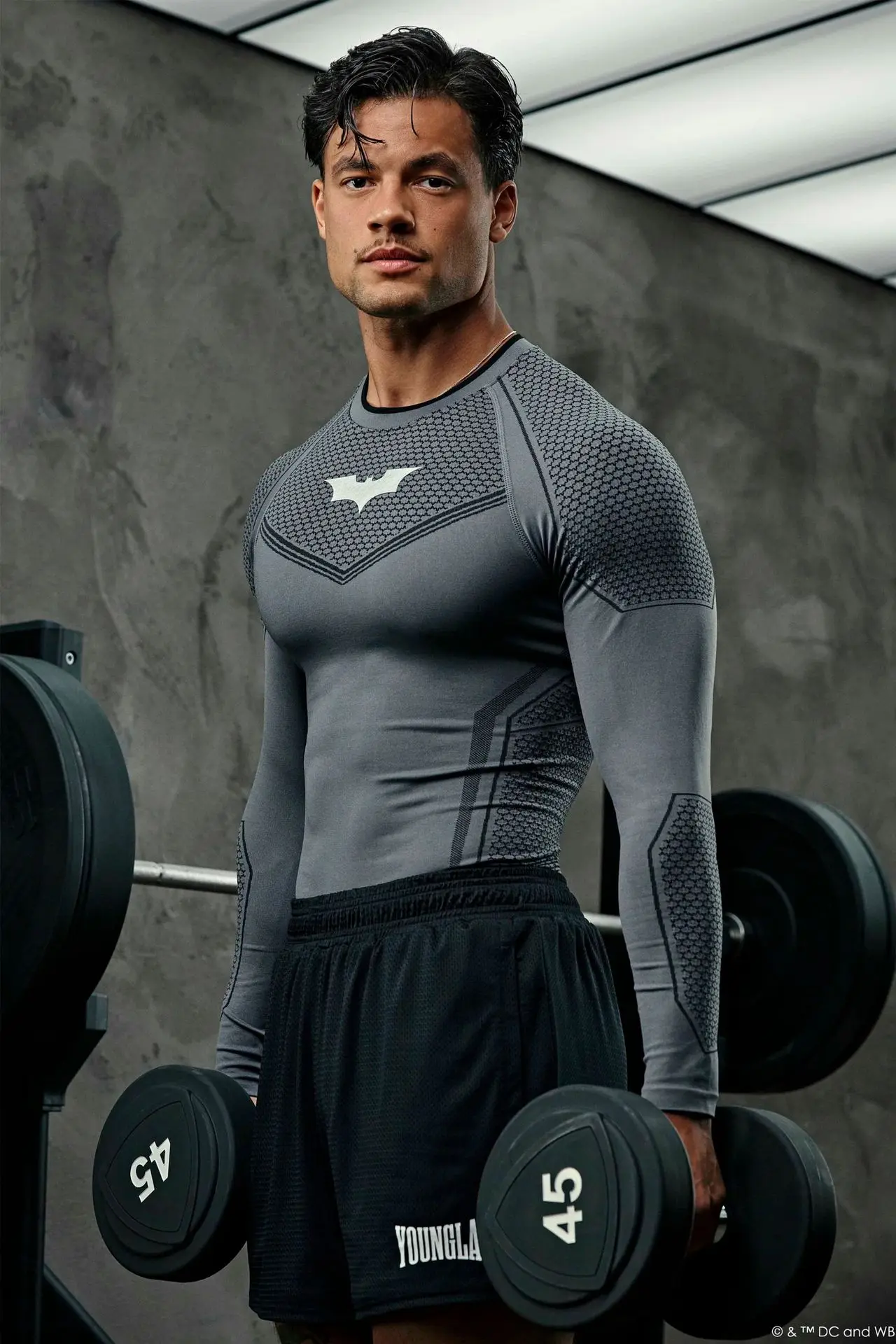 Men's Long-Sleeve Sports Casual Fitness Outdoor Ice Silk Sun Protection Tight Quick-Dry Top - Breathable Stretch Slim Fit Athlet