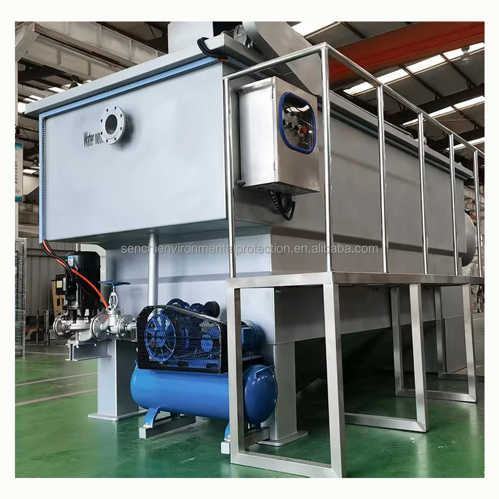 ODM OEM Nuovo sistema di riciclaggio dell'acqua Sistema di galleggiamento dell'aria disciolta Pretrattamento delle acque reflue Rimozione TSS