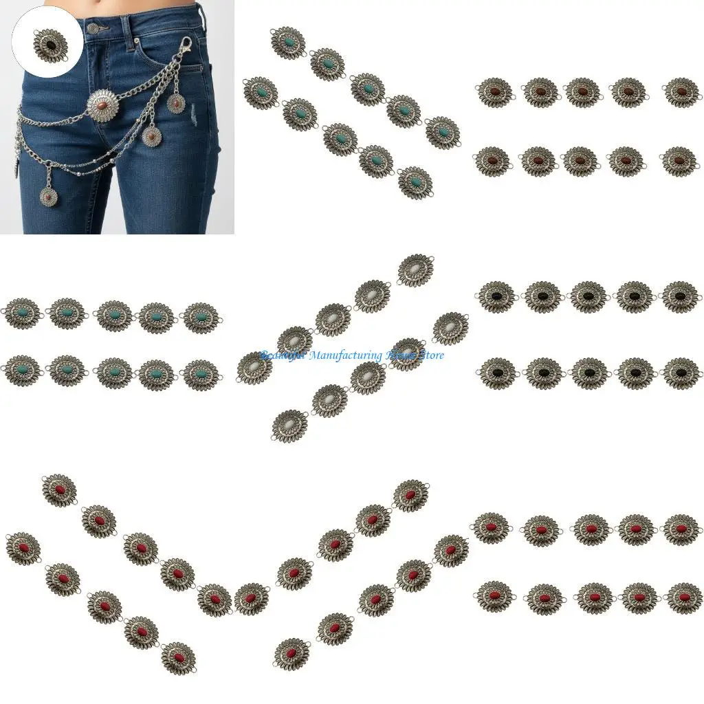 

E56A Decorative Alloy Chain Waist Jewelry Component for Pants Accessory