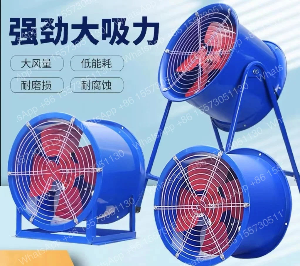 Series Automation Metal Axial Duct Fan Wall Mount Pipe Kitchen Exhaust Fan
