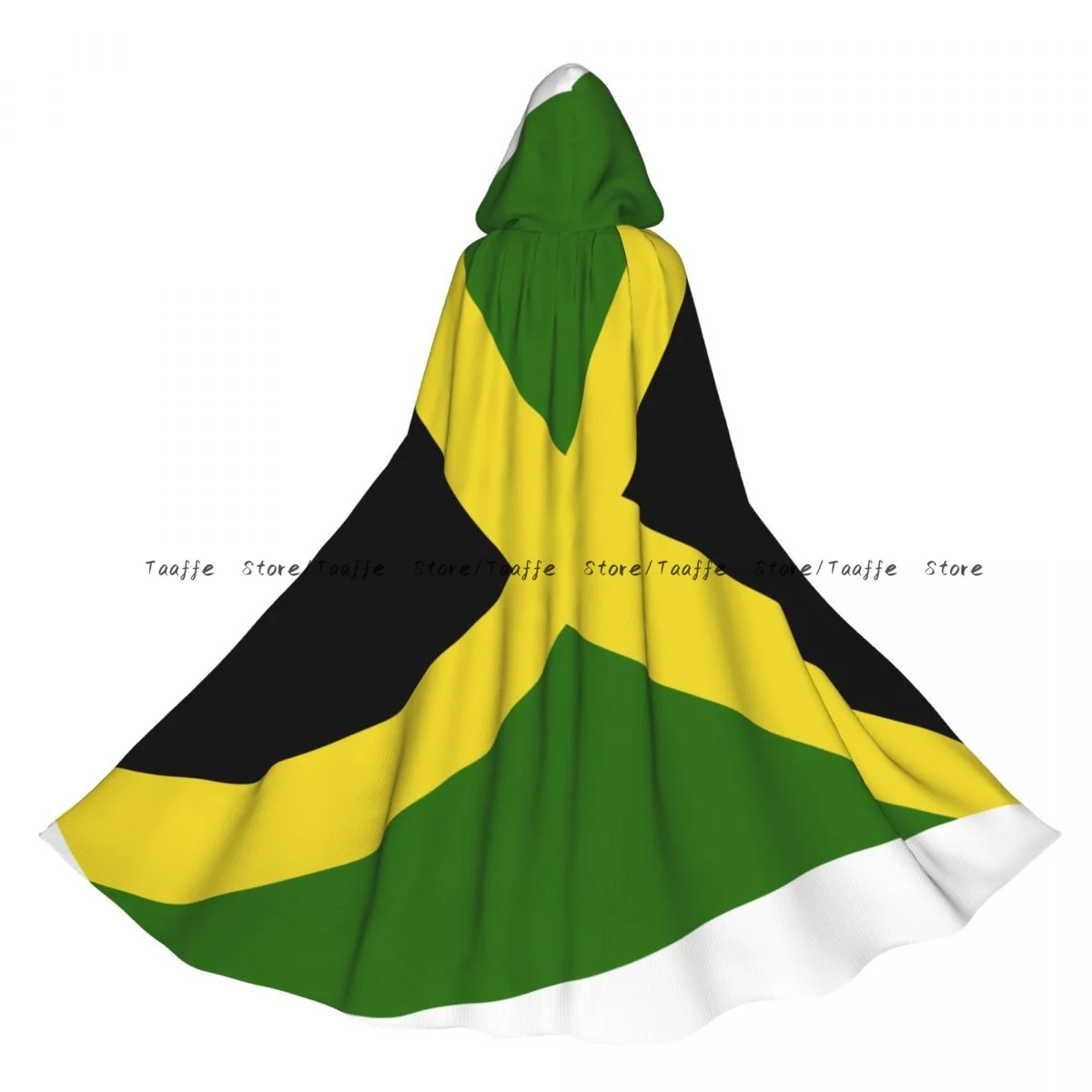 

Флаг Ямайки, плащ ведьмы, костюм для косплея на Хэллоуин, плащ унисекс для взрослых, накидка в стиле ретро