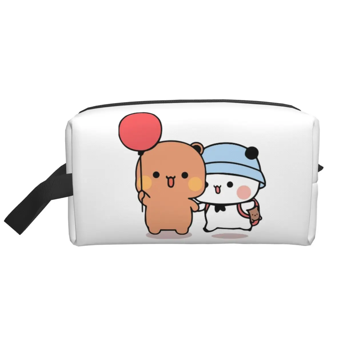 

Bear And Panda Bubu Dudu Balloon Women Cosmetic Bag Travel Makeup Organizer Pouch Toiletry Storage Dopp Kit Box Pencil Case