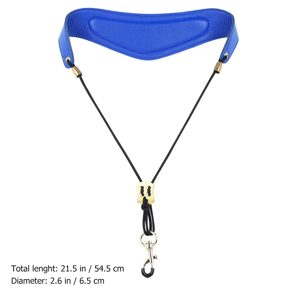

Saxophone Neck Strap Adjustable Durable Metal Hook Saxophone Shoulder Belt Ergonomic Pressure Relief for Comfortable