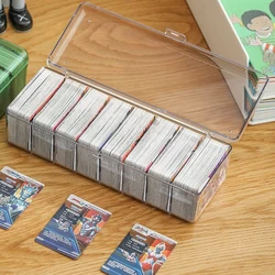 Transparent Hot Trading Card Deck Box Large Capacity Container Card Organizer Storage Collectible Game Card Cases