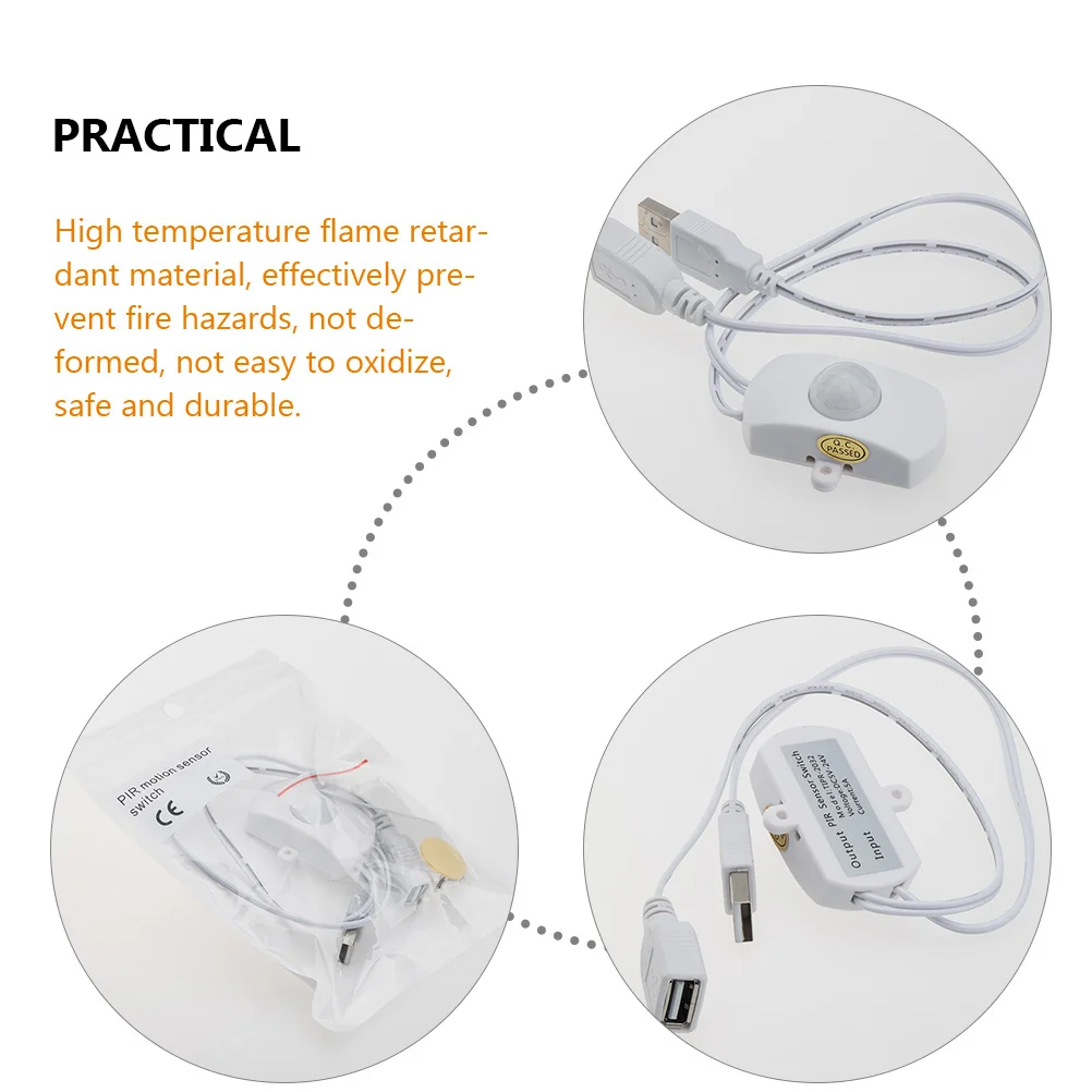 

Smart Motion Activated Light Switch Infrared Sensor Controller 120° Detection Angle Adjustable 15-360S Timing Led Strip Sensor