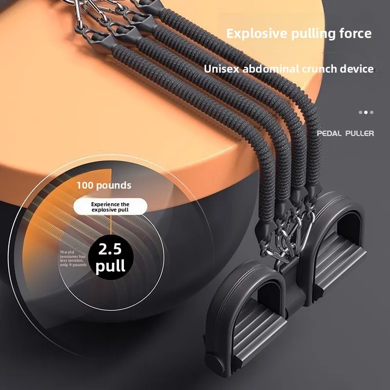 

Multi-Function Foot Pedal Resistance Band for Fitness and Abdominal Toning Men's Yoga Equipment Pilates Resistance Band