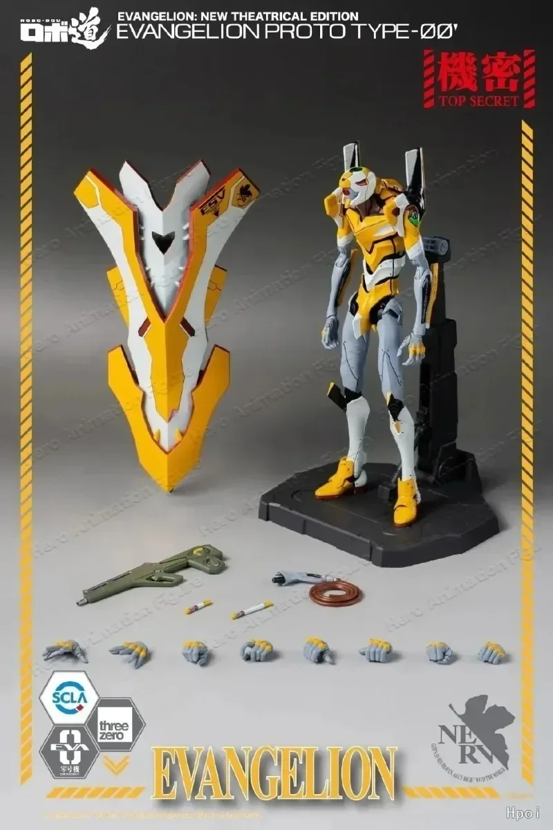 In stock Origina Threezero EVA ROBO Road Neon Genesis Evangelion New Theatrical Edition EVA Unit Zero (modified) Anime Model Toy