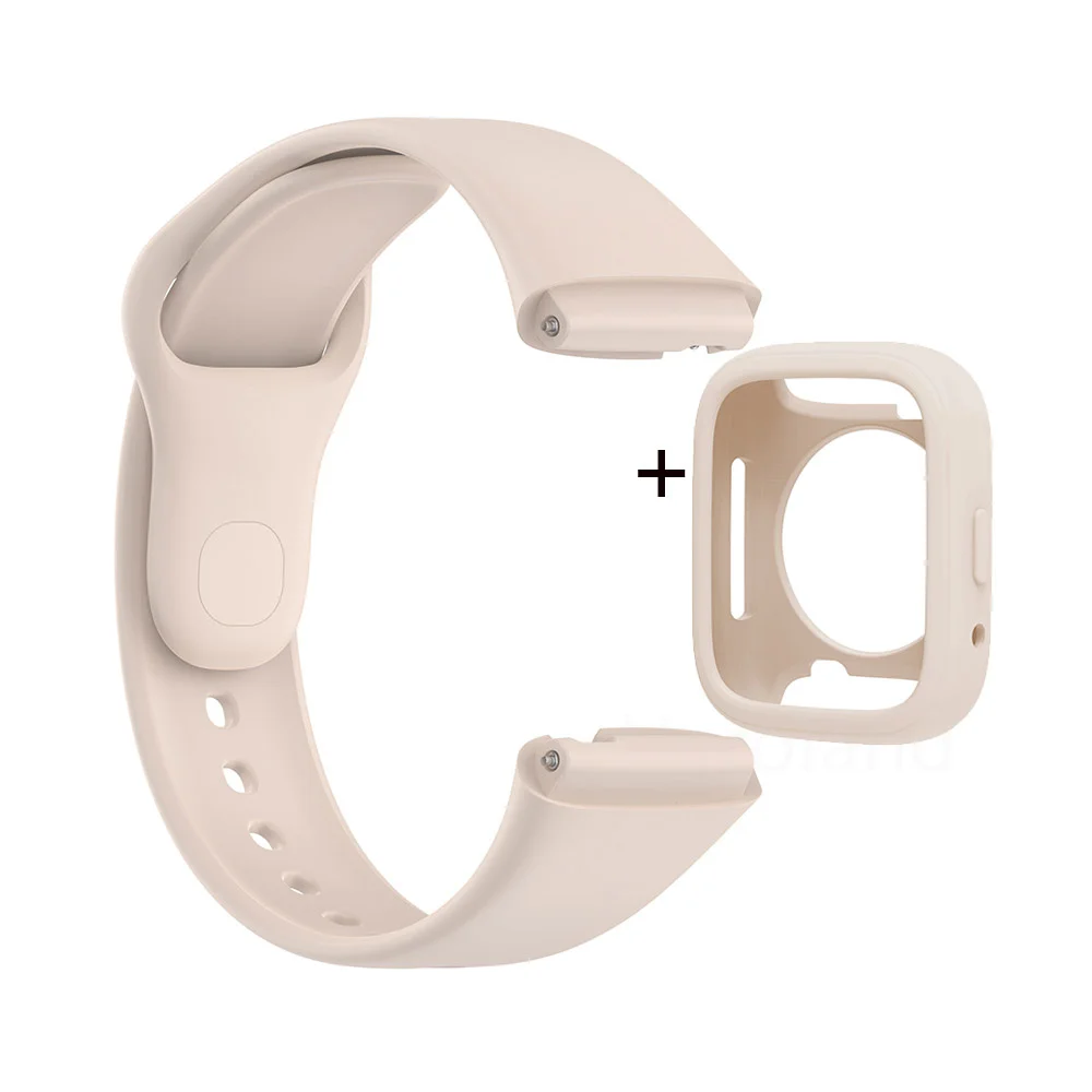 Silicone WatchBand For Redmi Watch 3 Active SmartWatch Strap Wristbands Bracelet For Redmi Watch 3 Lite Strap WristBand +case