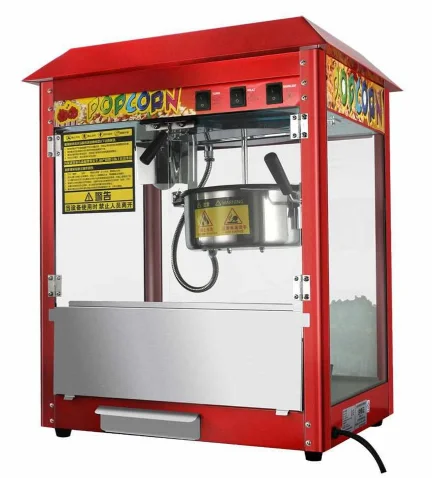 

Goodloog 220V Commercial Electric Popcorn Machine High Quality Stainless Steel for Small Business with High Productivity