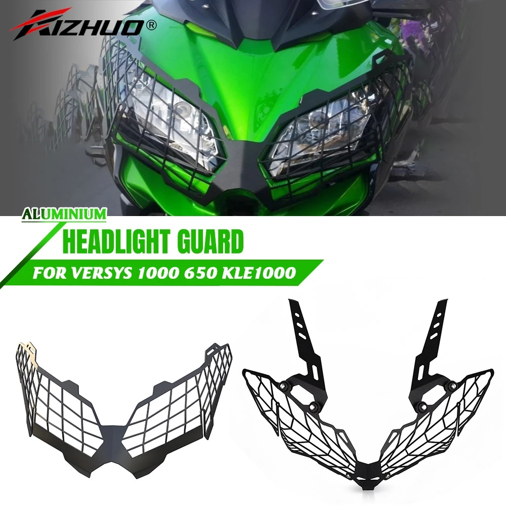 

Headlight Guard FOR Kawasaki Versys 1000 KLE1000 2019 2020 2021-2022-2023 Motorcycle Accessories Head Light Lamp Protector Cover