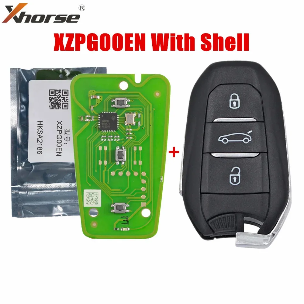 Xhorse XZPG00EN Special PCB Board Exclusively with 3 Buttons Case Shell for Peugeot Citroen DS Car Key