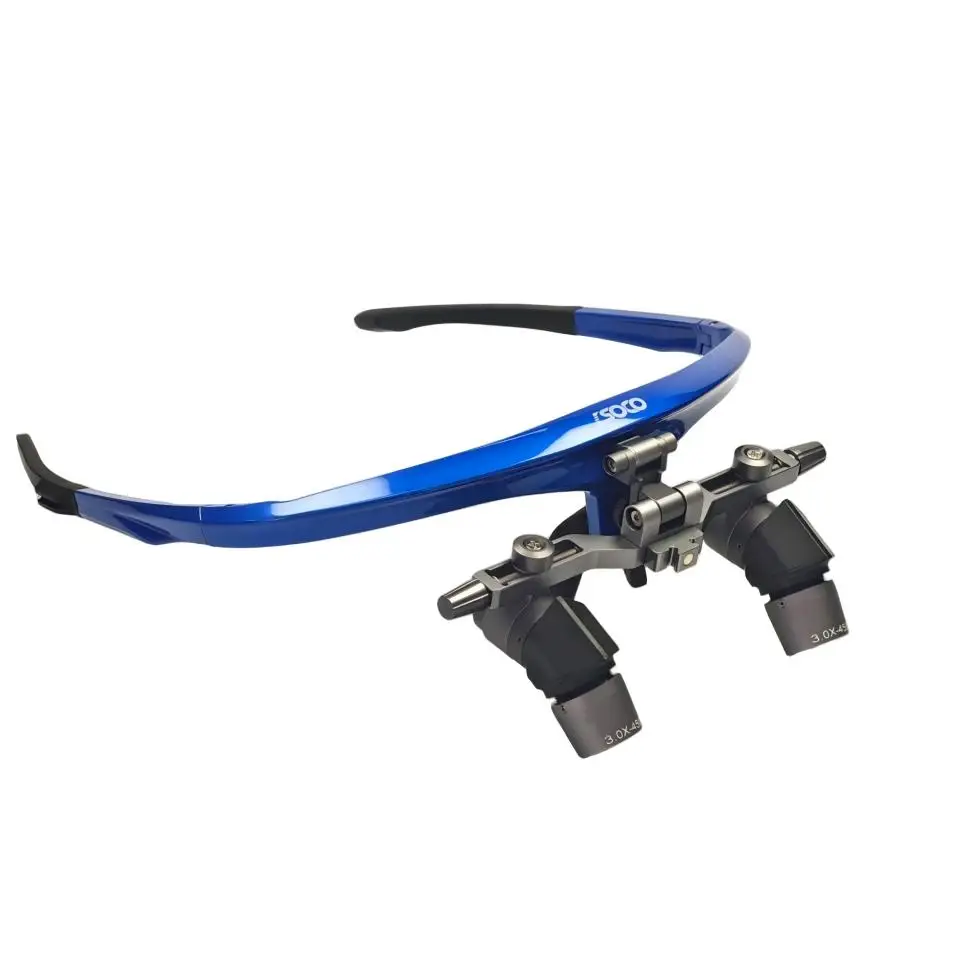 

Стоматологические увеличительные очки для имплантации зубов, 45 градусов, высокое разрешение, 3X 4X 5X 6X, хирургические лупы, медицинские лупы для эндодонтического лечения