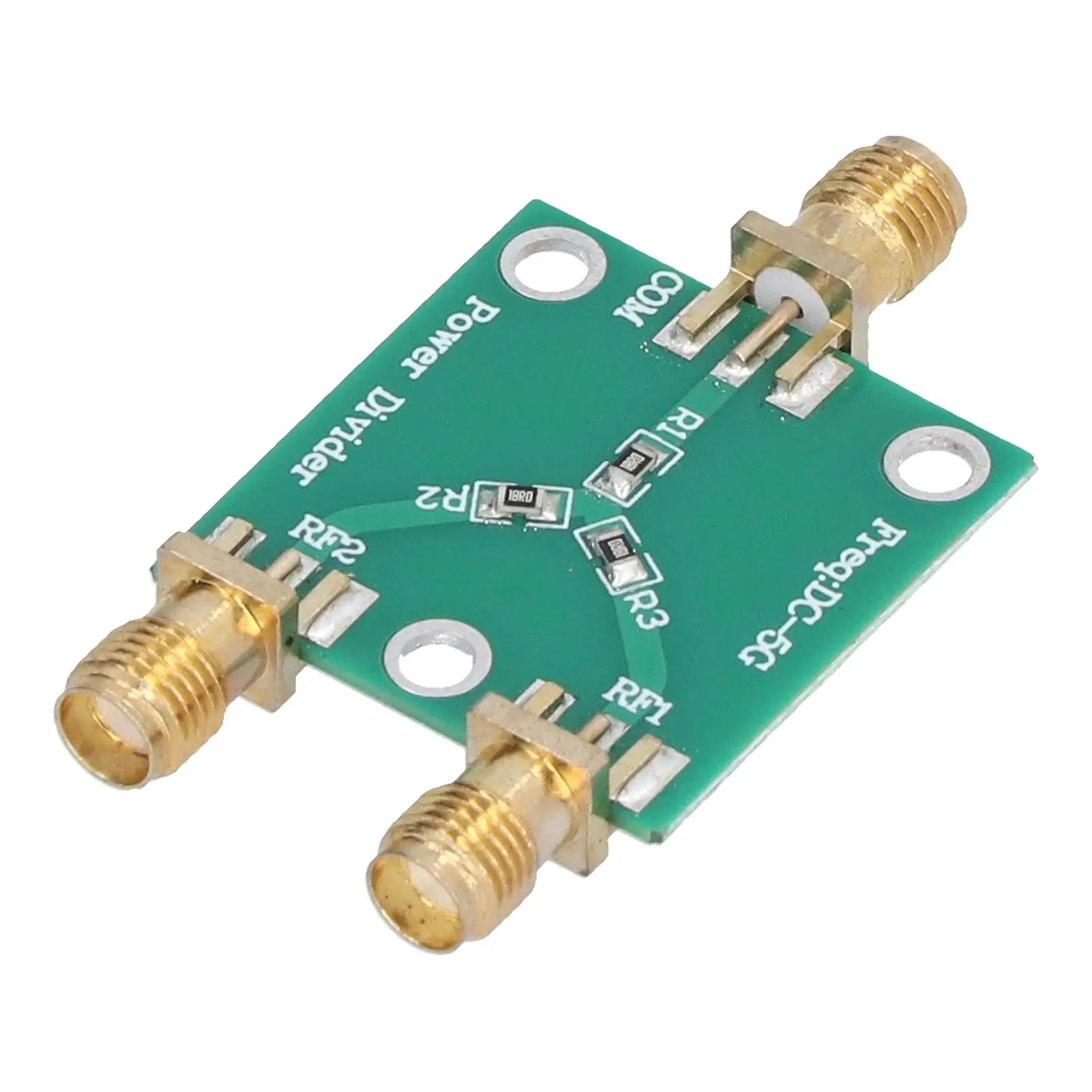 

RF 2 Way Splitter Board DC5GHz Resistance Power Divider Module 6dB 0.5W Signal Distributor