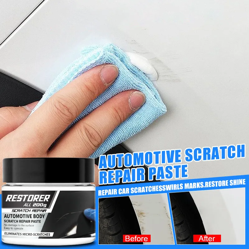 

200g Car Scratch Wax Car Body Scratch Remover Paint Surface Repair Polishing Stain Removal Wax Car Exterior Accessories