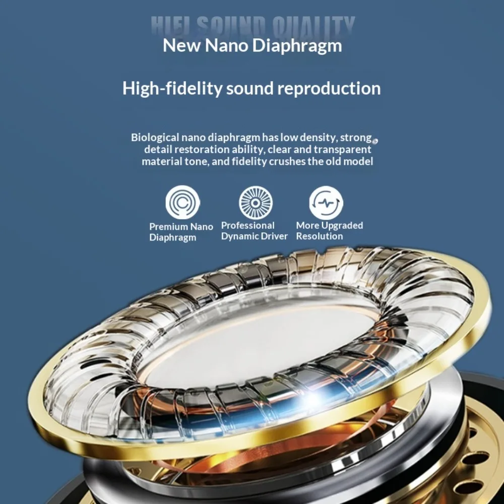 Neck-hung Bluetooth Headphones 2025 New Version Noise Cancellation Ultra-Long Battery Life Imperceptible Wearing Non-In-Ear Slee view 2