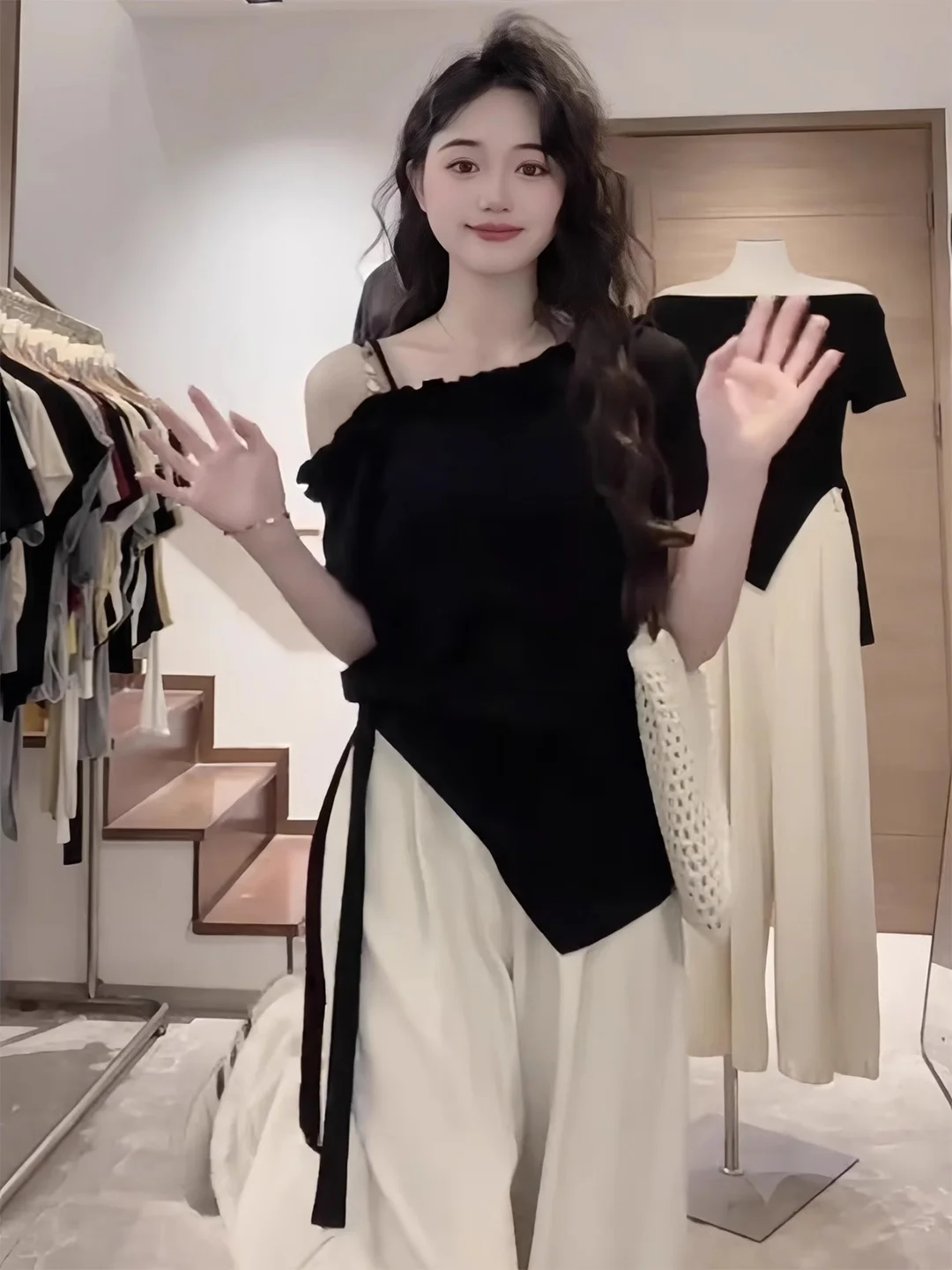 

Sweaters Jumpers Pullovers Womens Woman fashion Knitwear For Women Y2K Metal Detail Concert Daily Festival Rock Alternative Band