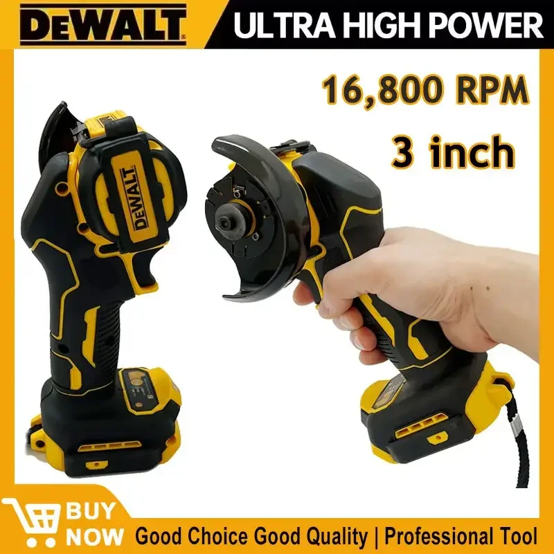 

DEWALT Cordless Angle Grinder 3inch Mini Polishing Grinder Multifunctional Electric Cutting Machine Electric Tool