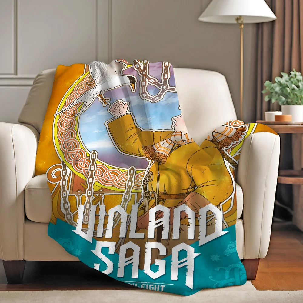 

ANIME V-vinland Saga Blanket Warm And Soft Suitable For Bedroom Living Room Sofa Bed Office Travel Camping