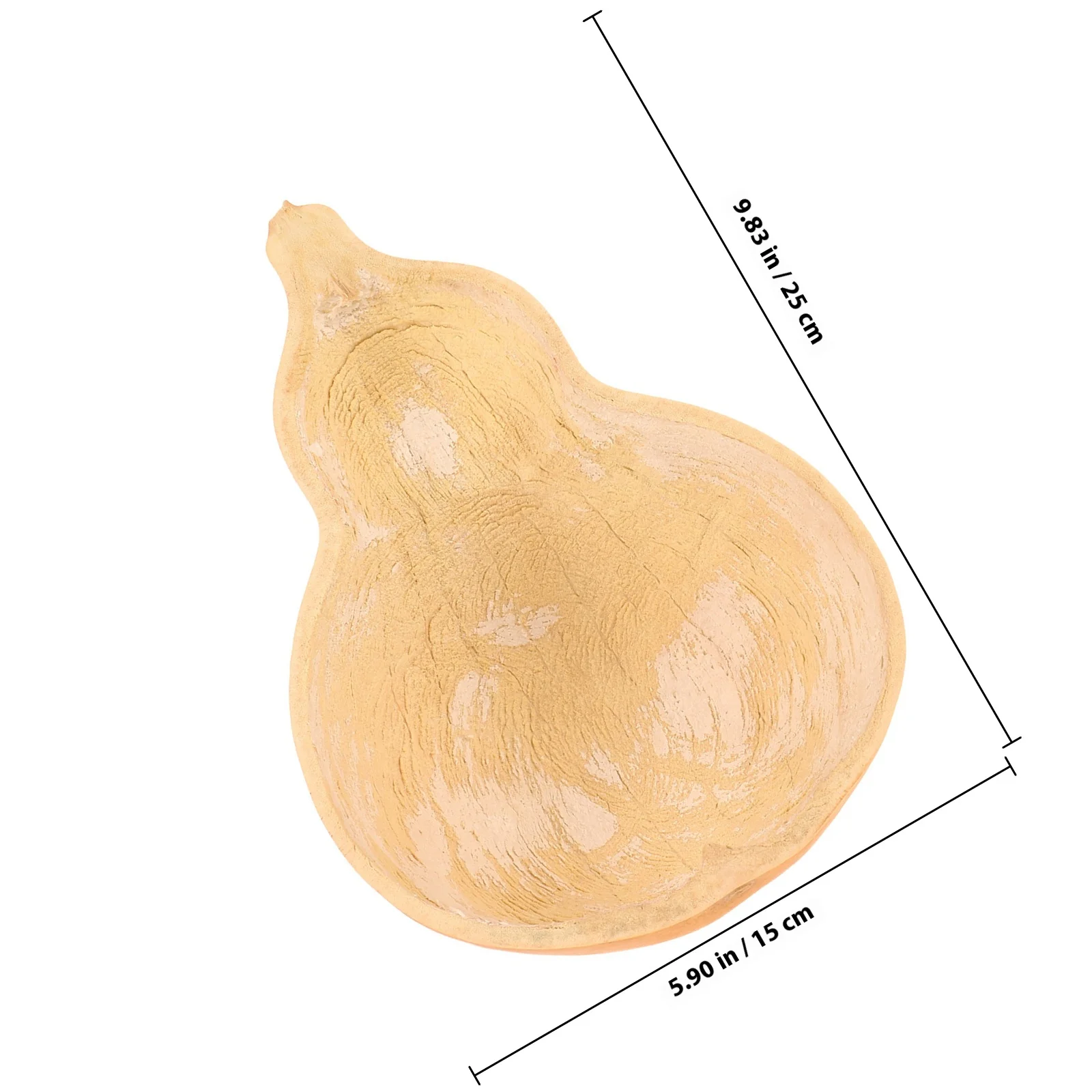 물 국자 호리병 모양 스쿱 반 호리병 형태 공예품 국자 인체공학적 손잡이 가정용 물 스쿱 홈 스파 요리 정원용