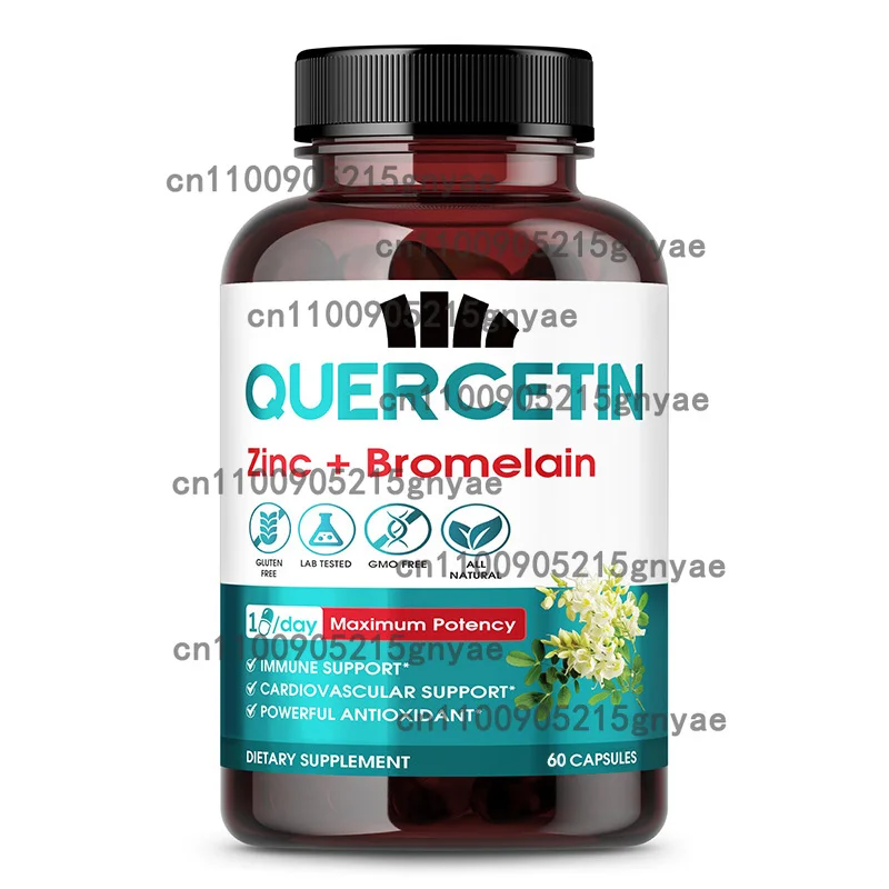 

Добавка из чистого Quercetin для поддержки иммунитета, здоровья сердец и антиоксидантных эффектов — вегетарианская медицинская добавка для взрослых