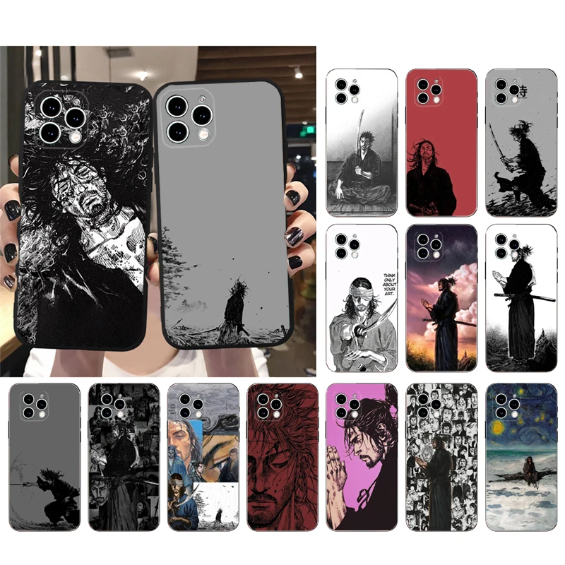 Miyamoto Musashi Vagabond Phone Case For iphone 16 15 14 Pro Max 16 15 14 13 12 11 Pro 16 15 14 Plus Shell