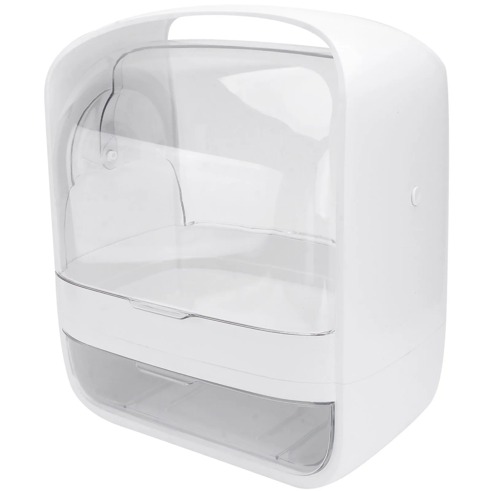 1Pcs Crystal Cosmetics Storage Box Small Size Eco Friendly Skin Care Desktop Storage Organizer Makeup Box Cosmetics Case