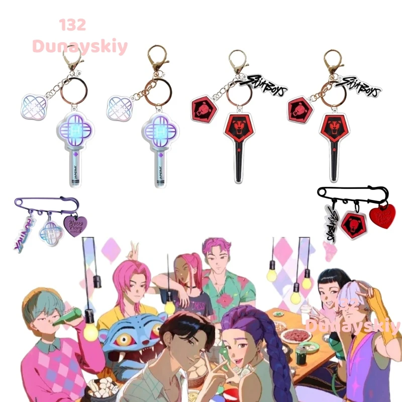 Rumi Mira Zoey Sajaboys bebé misterioso Zoey Jinu mochila bonita de doble cara para Cosplay accesorios colgantes HUNTRIX KPop cazadores de demonios