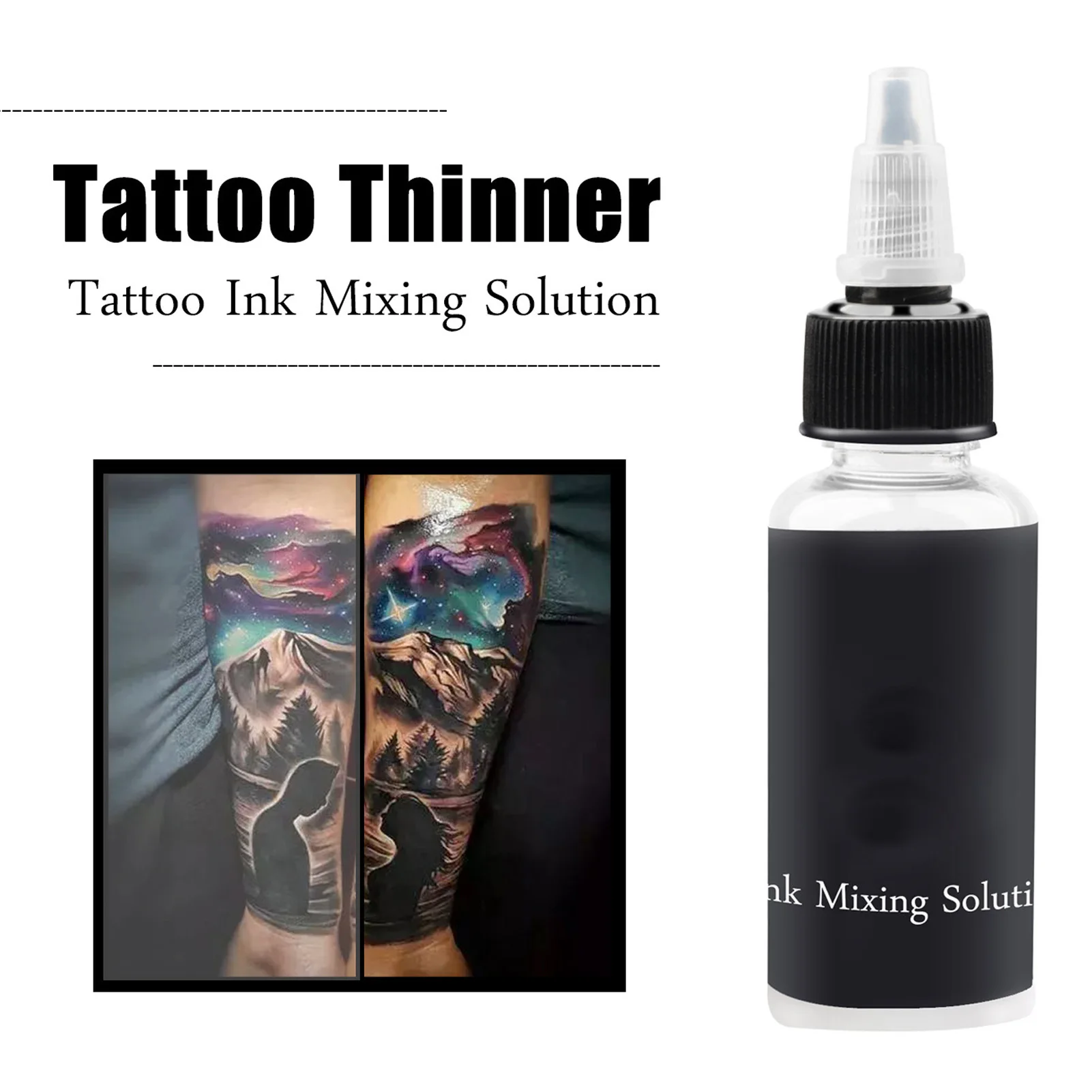 30ml Tattoo Color Mixing Solution Professional Tattoo Pigment Diluent for Blending Tattoo Inks Tattoo Ink Shading Solution