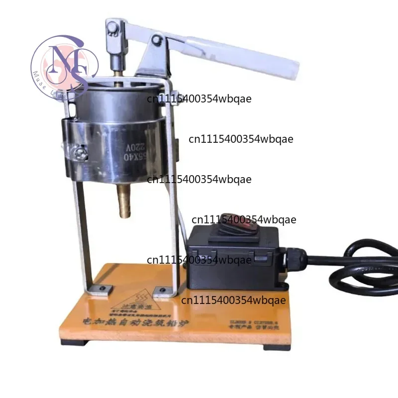 ZOCI-FOR-220V Lever Type Lead Casting Furnace Automatic Feeding Tin Melter For Lure Sinker Mold Making Tools