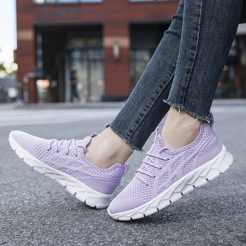 

Breathable Running Shoes Lightweight Mesh Sneakers for Women with Anti-Slip Sole Comfortable for Jogging Daily Wear Size 36-42