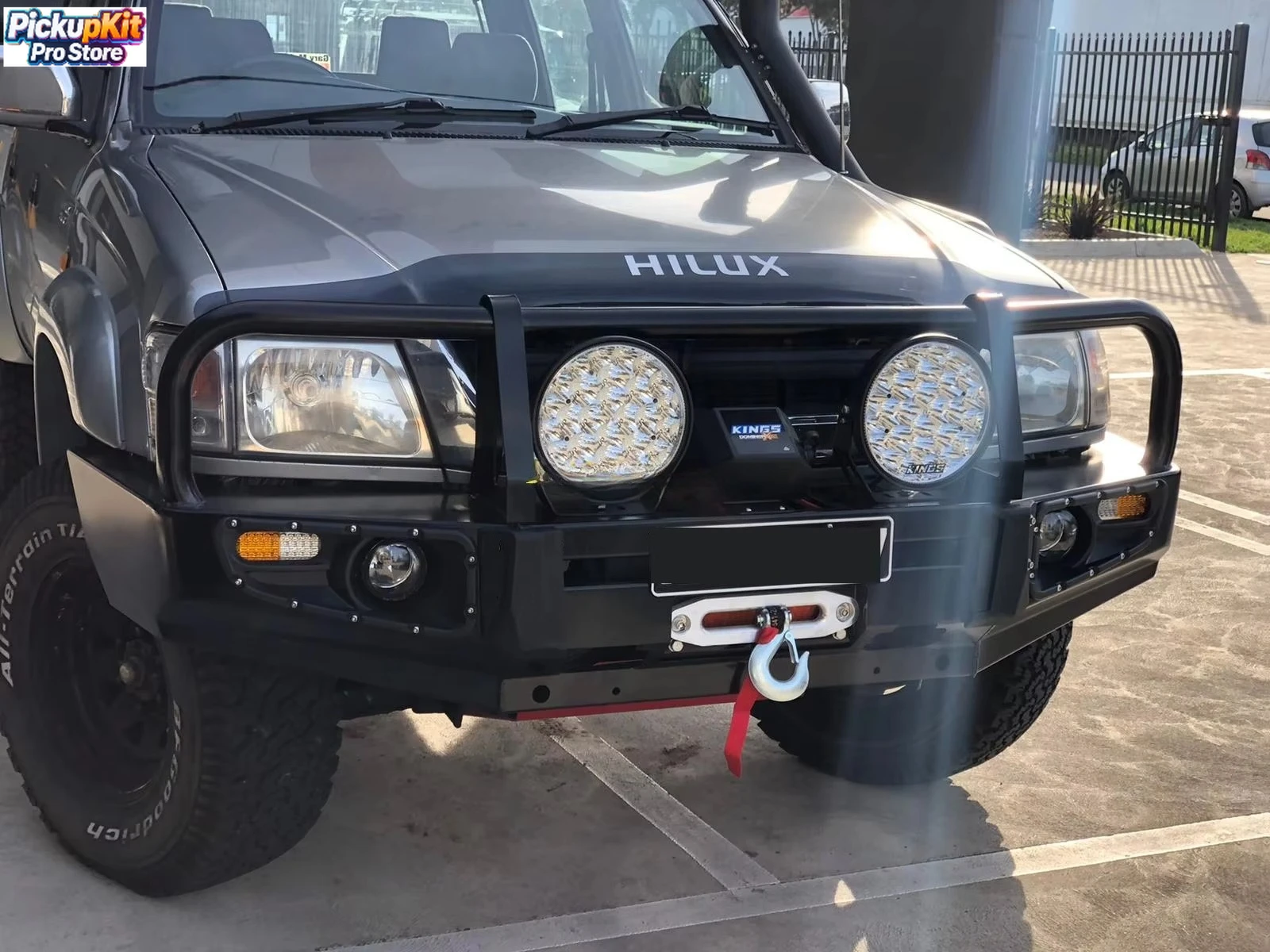 

Heavy-Duty Steel Bull Bar Front & Rear Bumpers for Hilux 6th Gen