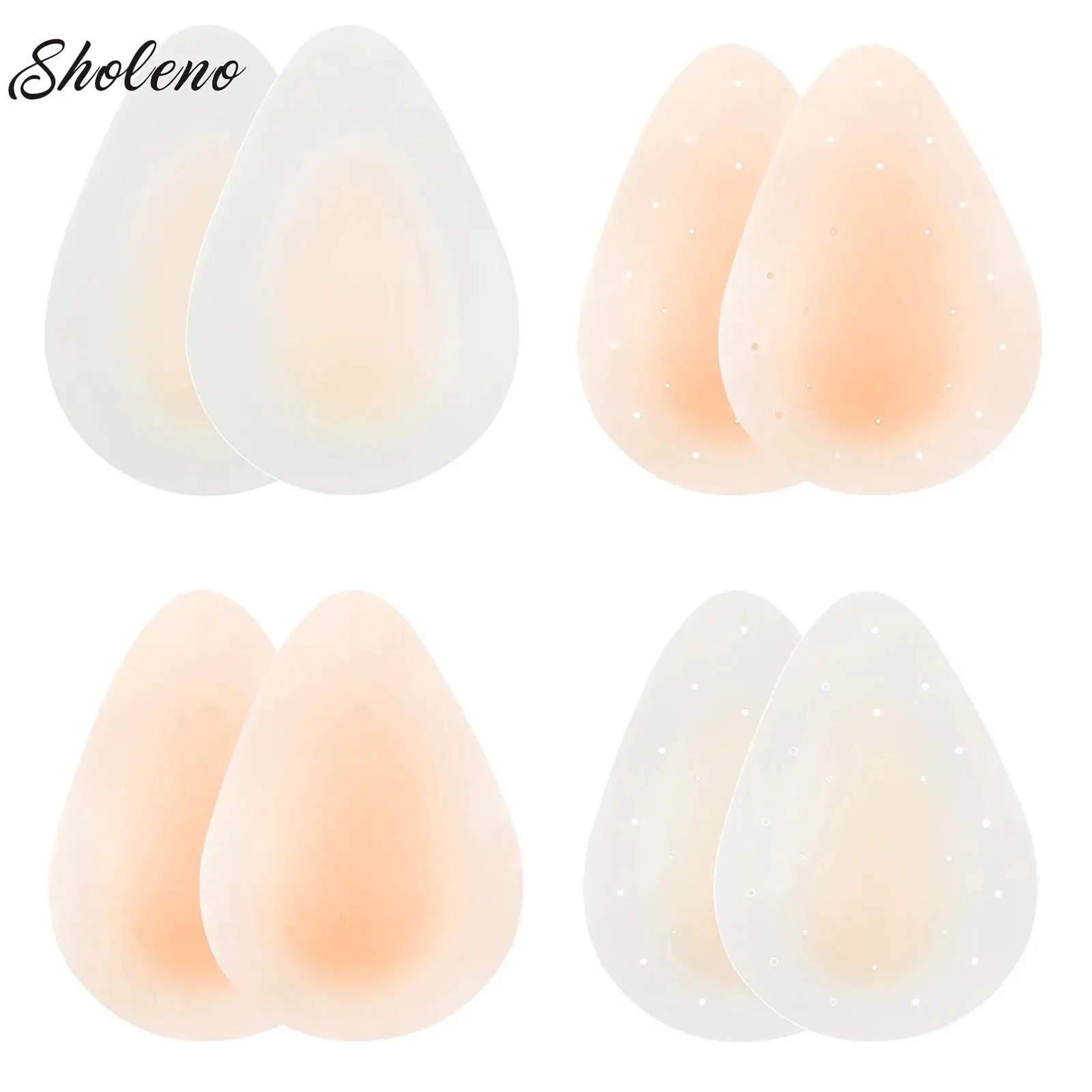 

Sticky Bra Silicone Nipple Cover Teardrop-Shaped Lift Up Invisible Reusable Bra Self Adhesive Breast for Party Dress Bikini Pad